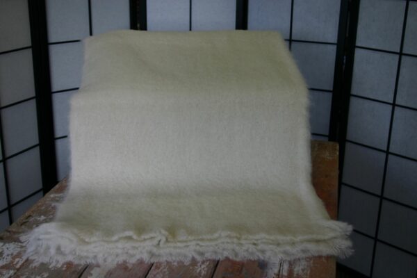 Cream Throw